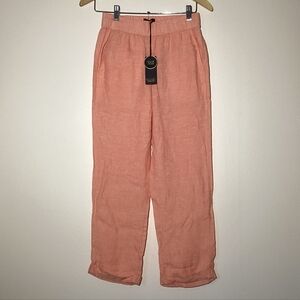 Rachel Roy Women's Peach Fuse  Linen Pants
